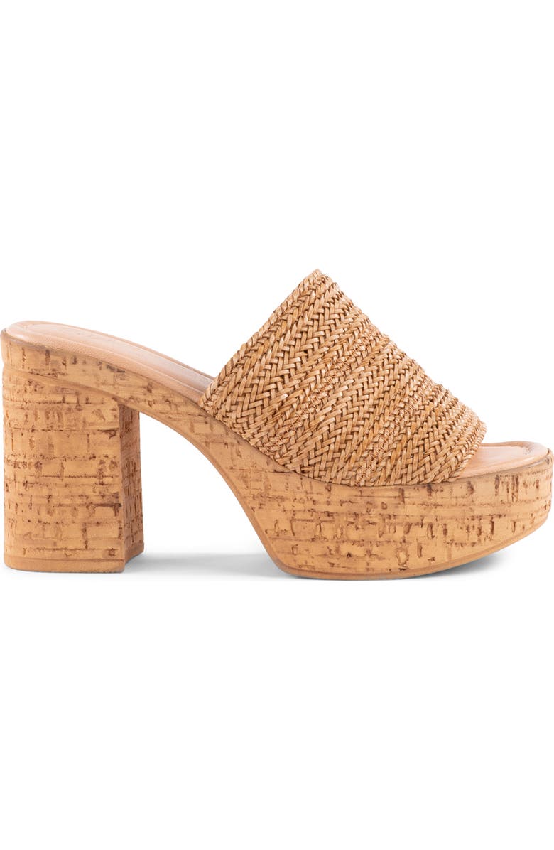 Seychelles Applause Platform Sandal, Alternate, color, Tan