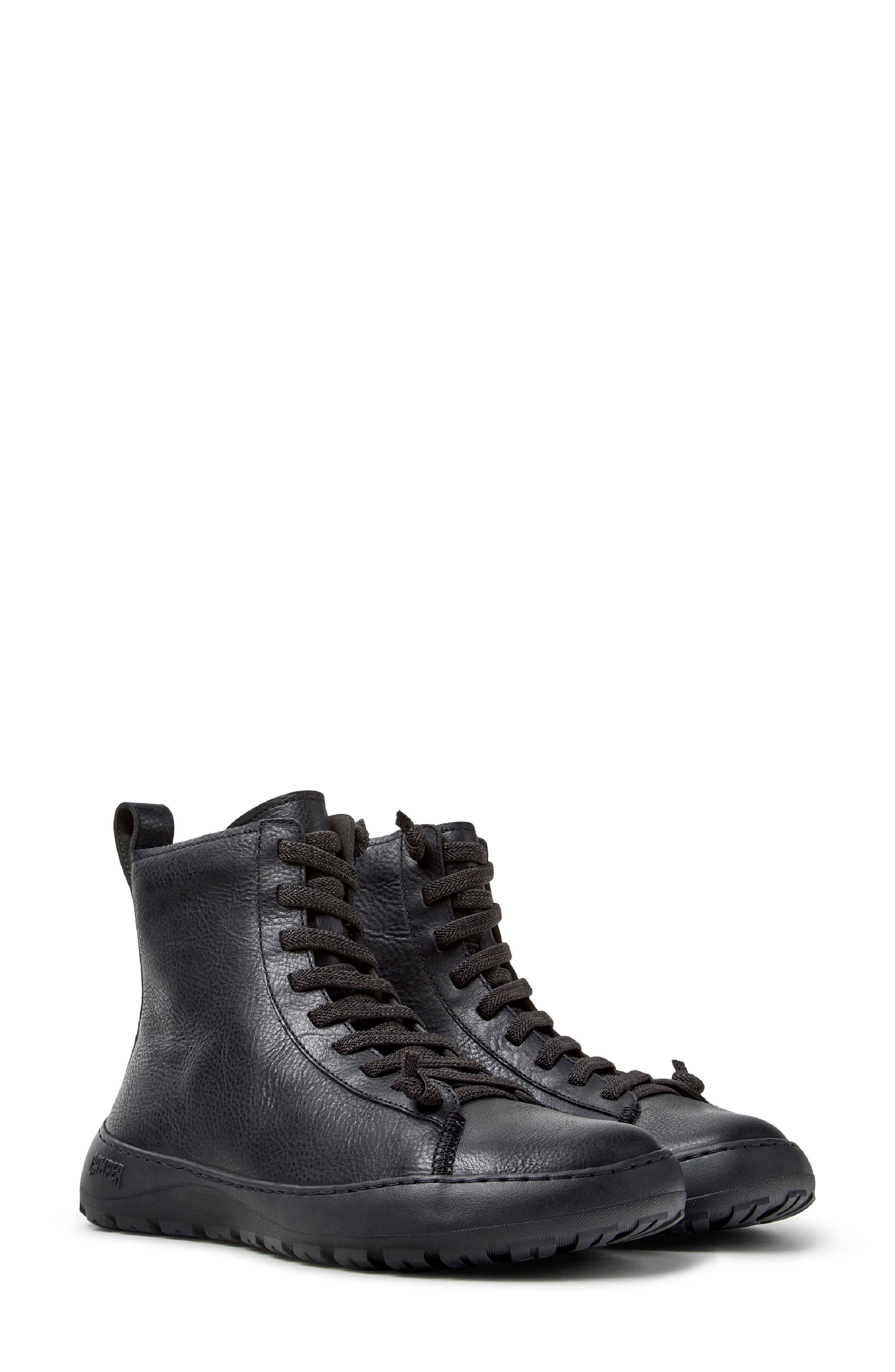 Peu Serra Bootie, Main, color, BLACK