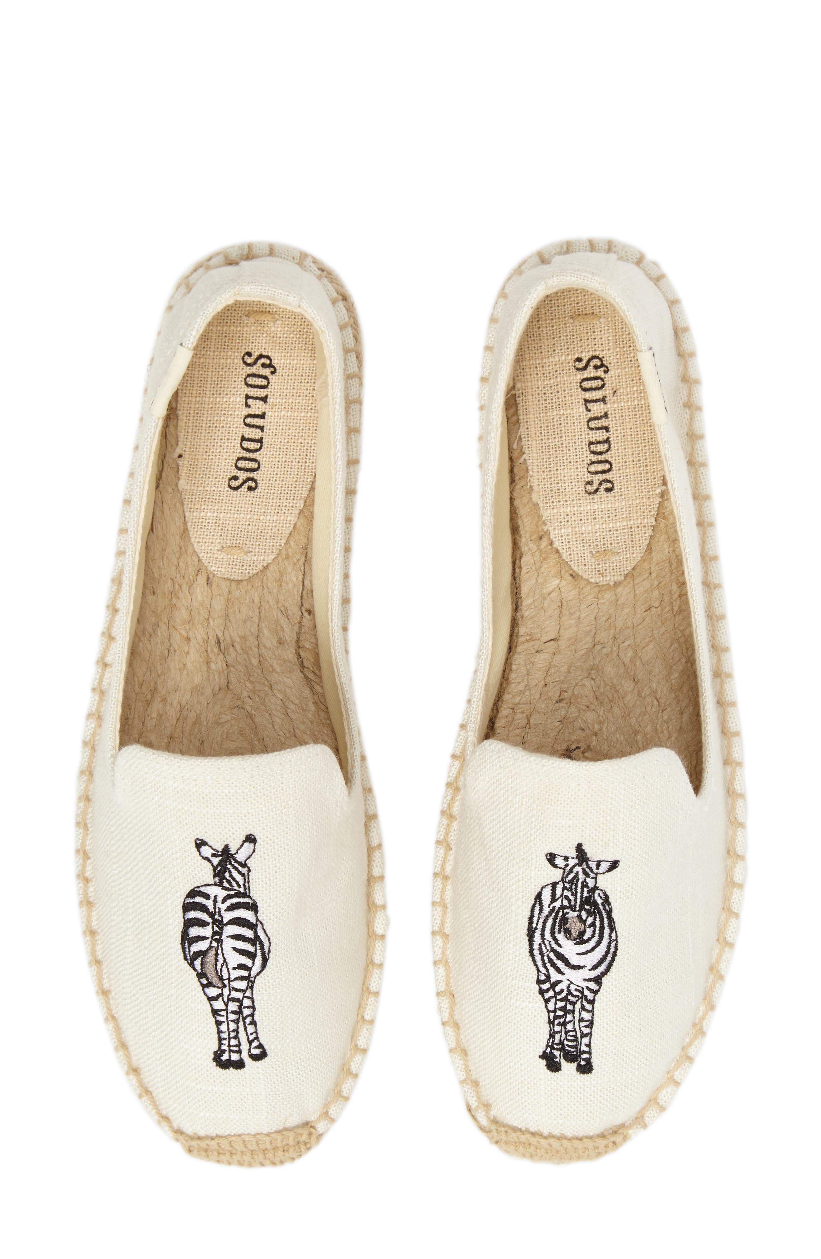 Soludos Embroidered Espadrille Slip-On, Main, color, 