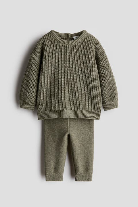 2-Piece Cotton Knit Set