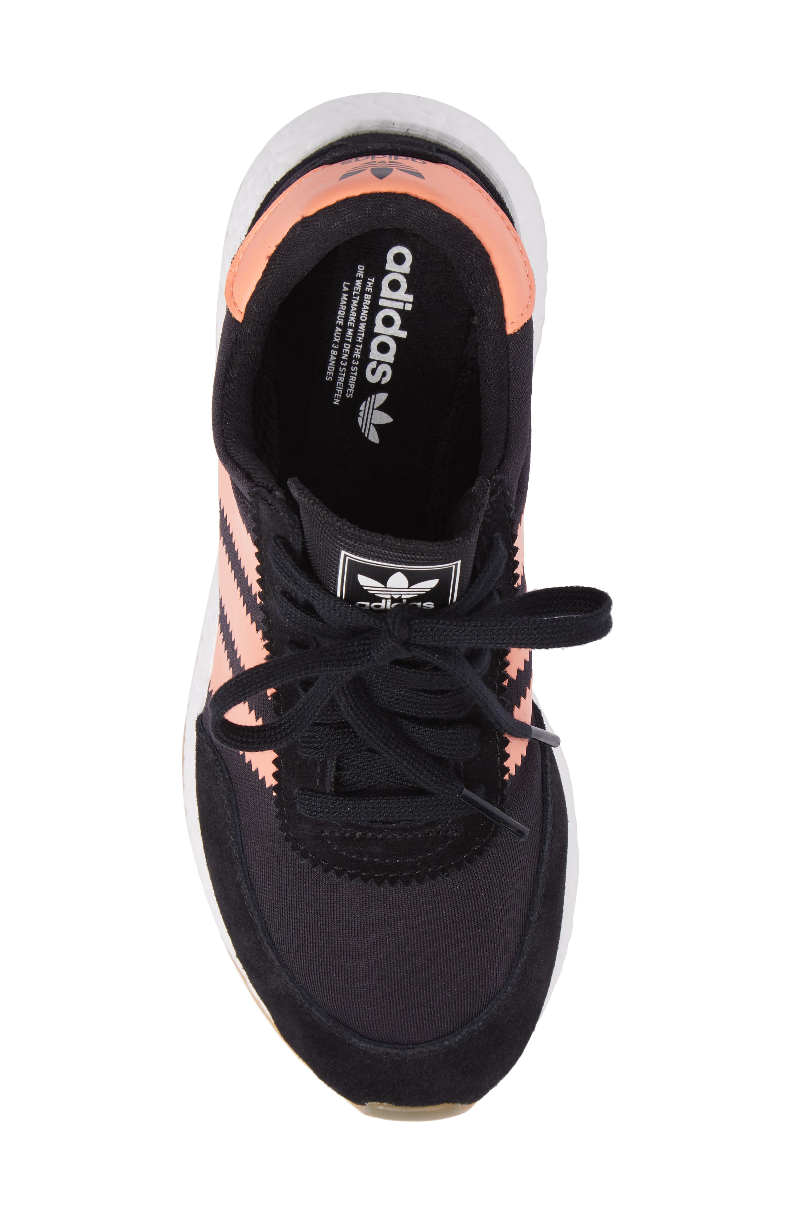 I-5923 Sneaker, Alternate, color, CORE BLACK/ SEMI FLASH ORANGE