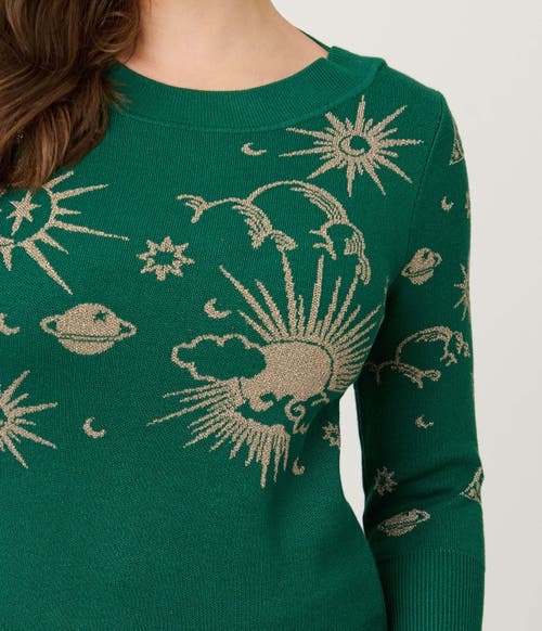 Unique Vintage Minou Sweater In Green