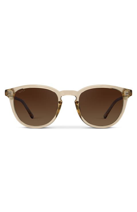 Walker - 50mm Rounded Oval Polarized Sunglasses