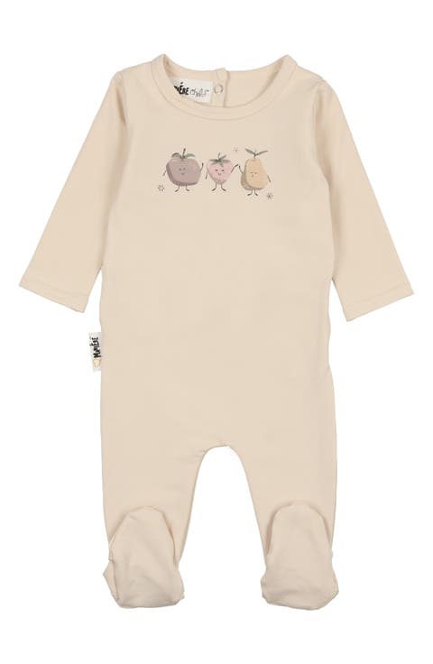 Clay Rainbow Footie & Bonnet Clay Rainbow Footie & Bonnet