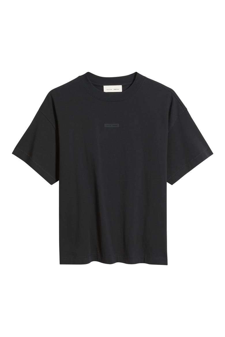 Vintage Fit Logo T-Shirt, Alternate, color, JET BLACK