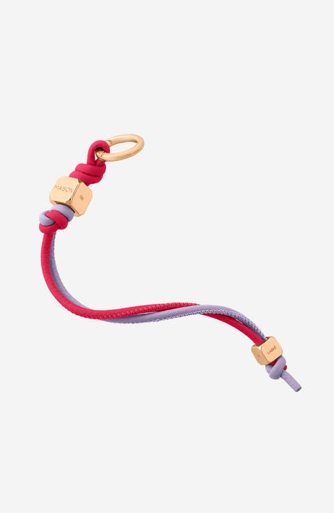 Leather Wristlet Charm