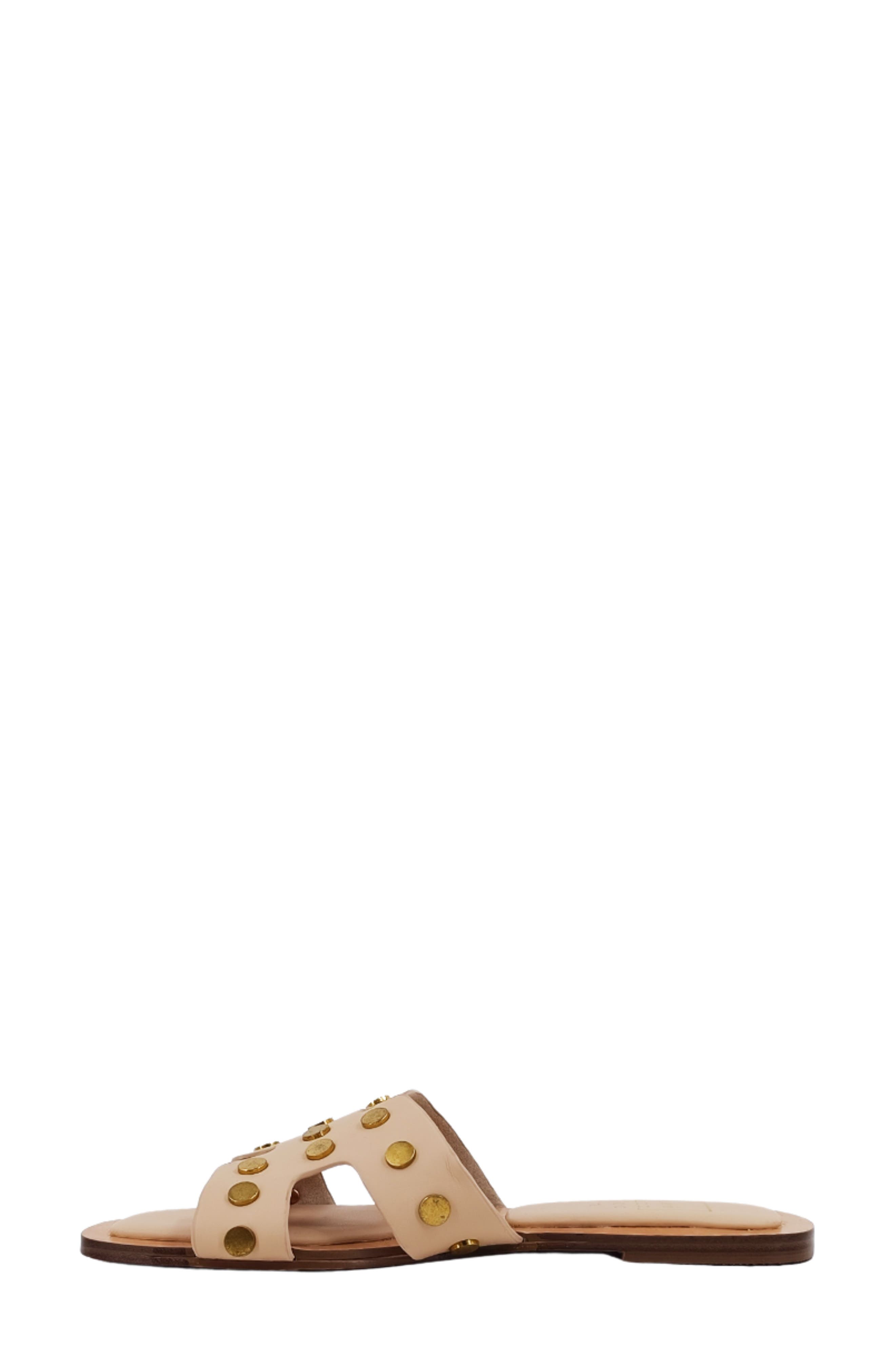 Donatella Slide Sandal, Alternate, color, NUDE