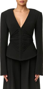 Naked Wardrobe Suiting Corset Blazer