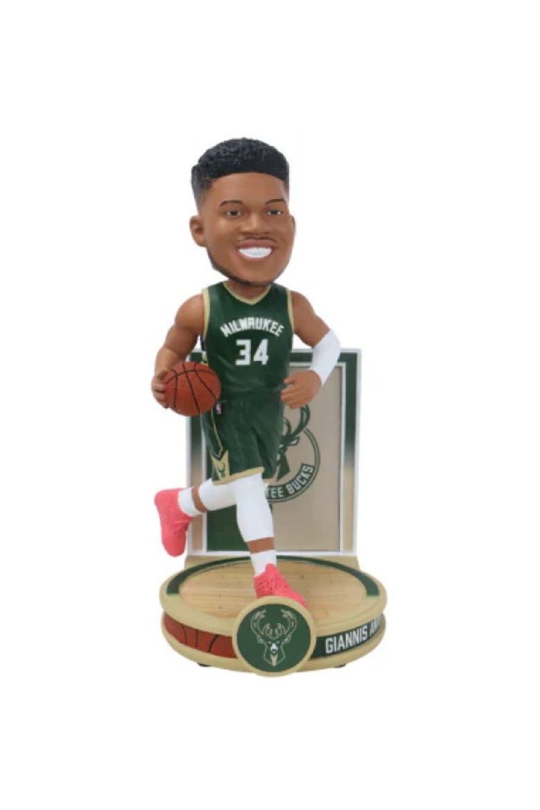 Giannis Antetokounmpo (Milwaukee Bucks) Banner Series NBA Bobblehead, Main, color, Multi-Color