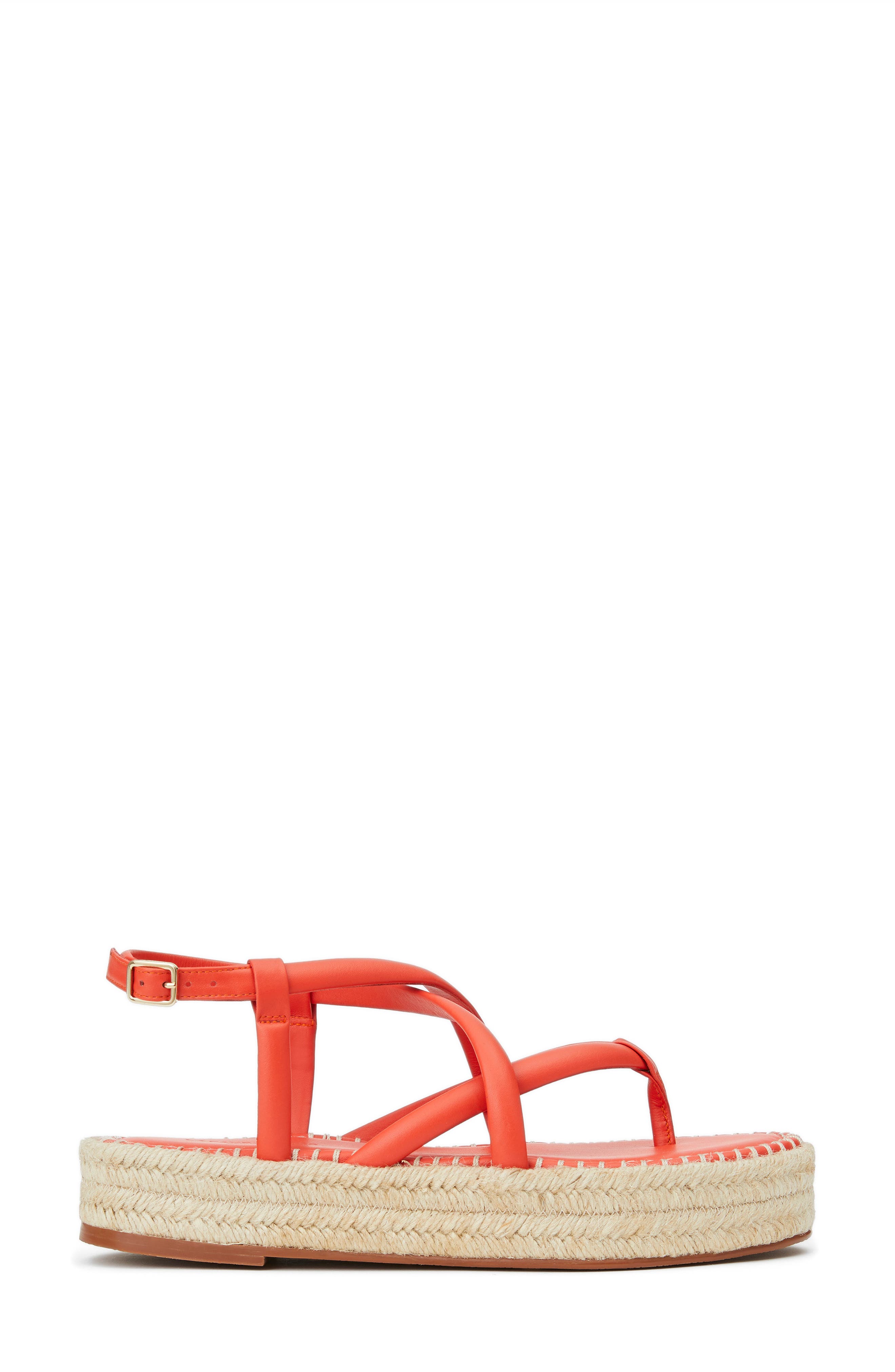 Lafayette 148 New York Zoe Slingback Espadrille Platform Sandal, Alternate, color, 