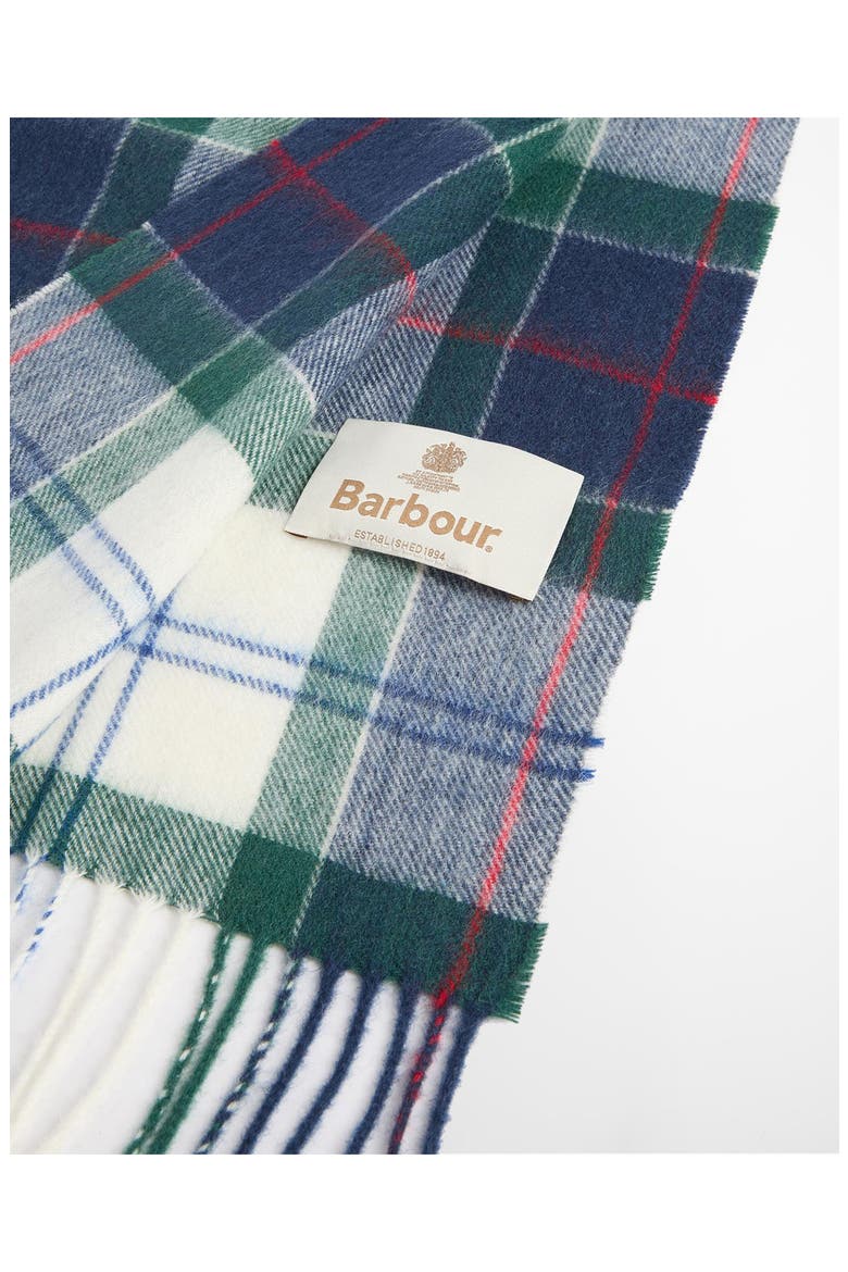 Tartan Lambswool & Cashmere Scarf, Alternate, color, LT EVERGREEN TARTAN