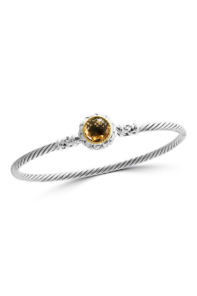 Sterling Silver Citrine Bracelet, Main, color, YELLOW