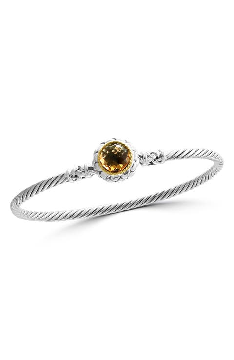 Sterling Silver Citrine Bracelet