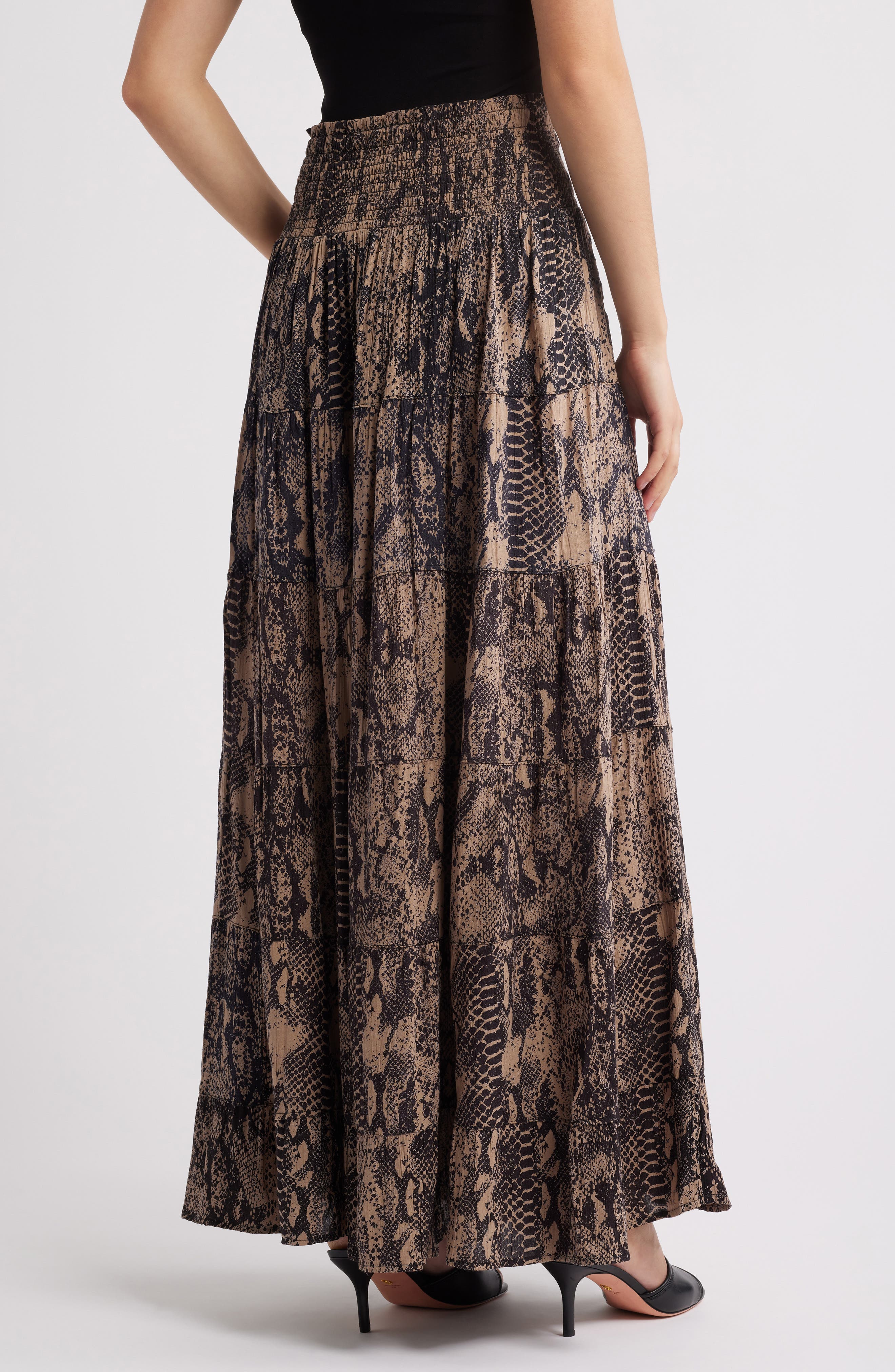 Torvi Animal Print Maxi Skirt - image 2