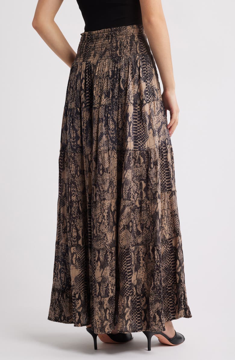 NIKKI LUND Torvi Animal Print Maxi Skirt, Alternate, color, 