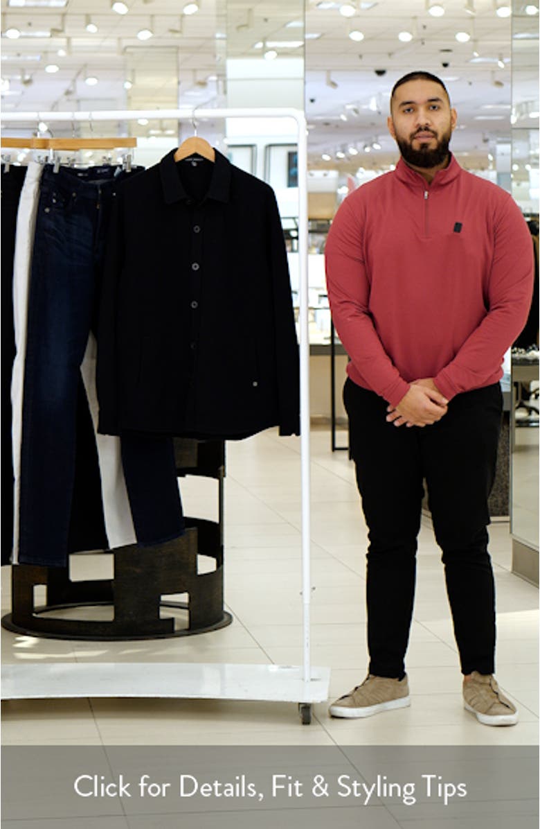 Optus Double Sided Knit Overshirt, sales video thumbnail