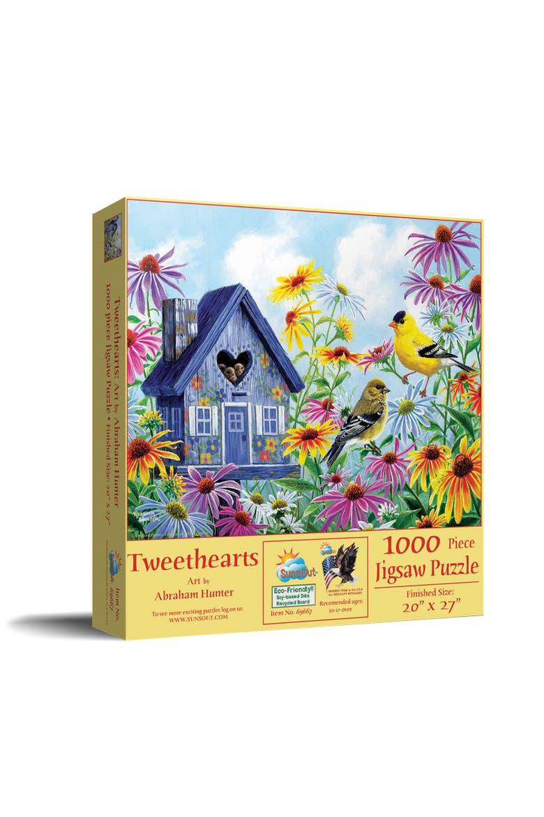 Tweethearts 1000 piece Jigsaw Puzzle for Adults, Main, color, Multicolor