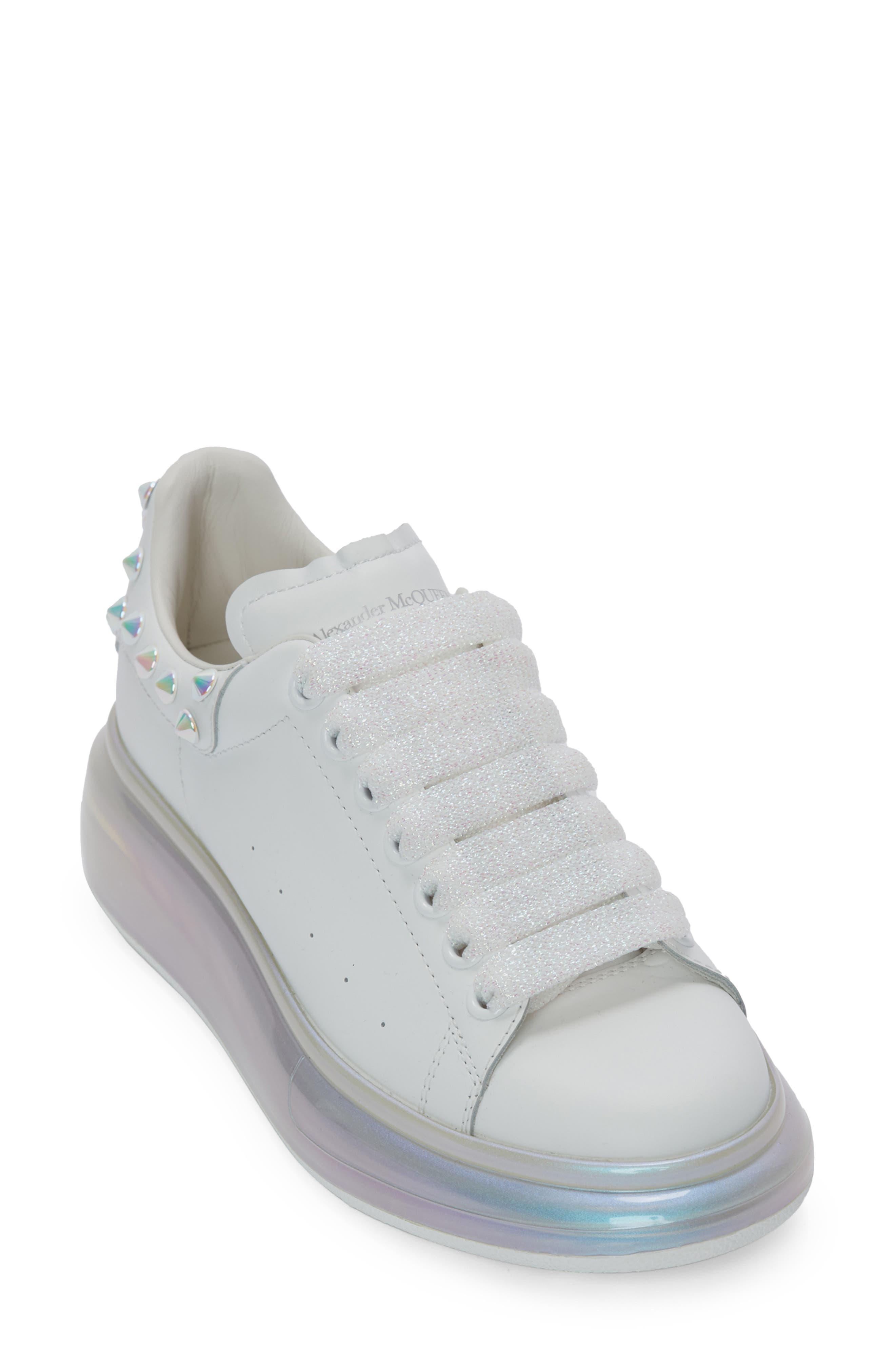 McQueen Alexander McQueen Iridescent Oversize Bubble Sole Platform Sneaker