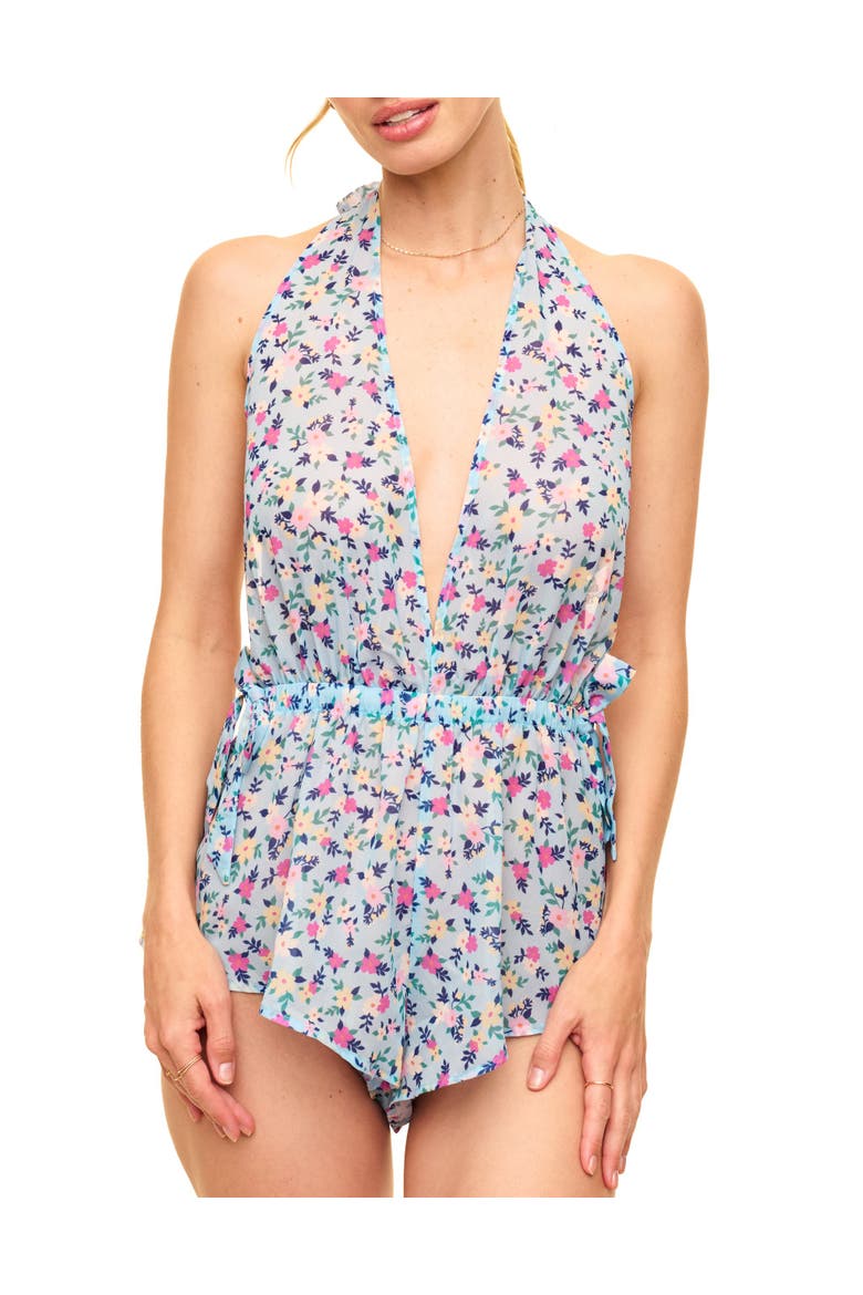 Merilyn Romper Lingerie, Main, color, Ditsy blue