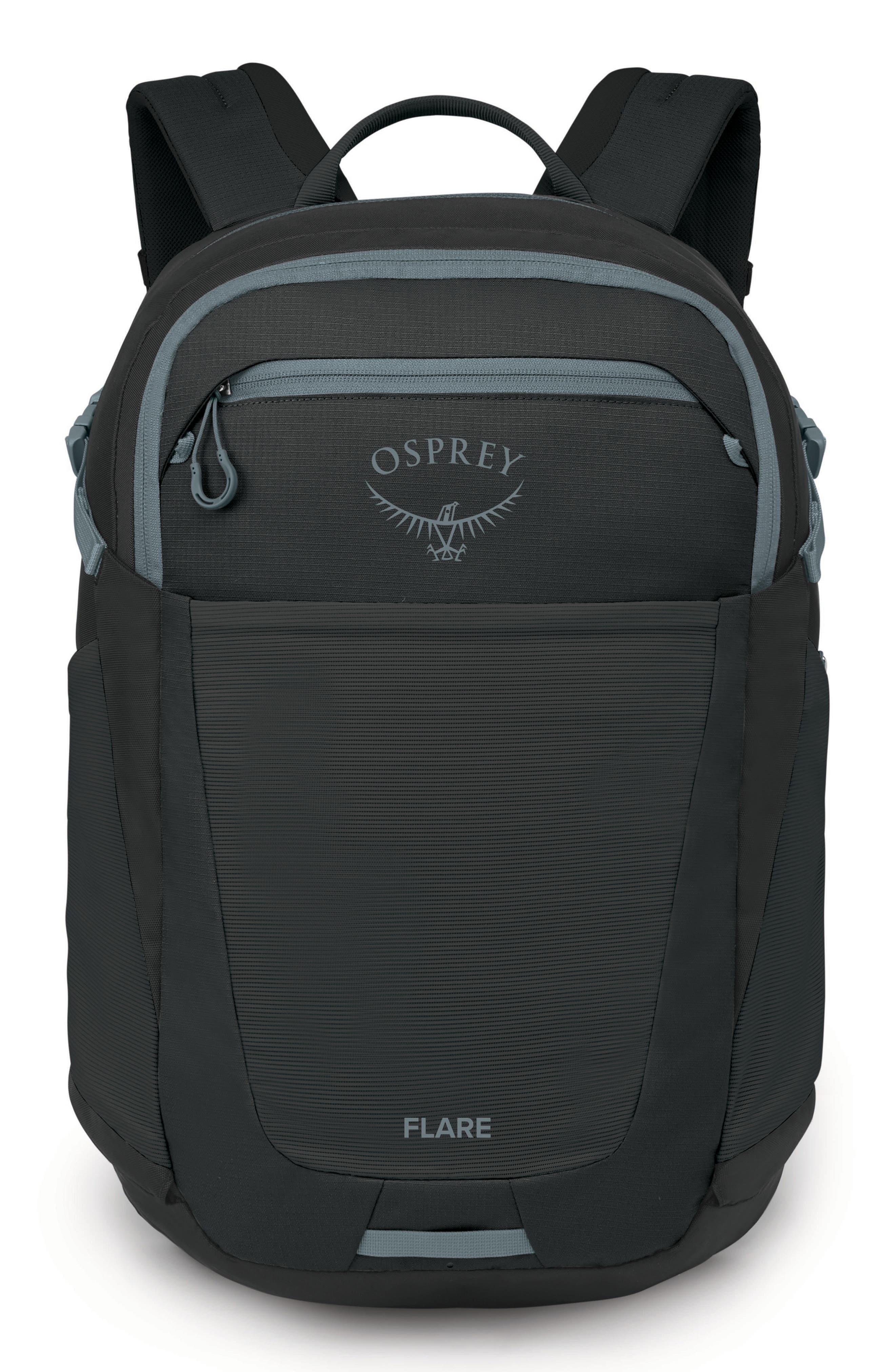 Osprey Flare 27-Liter Backpack, Main, color, Black/ Shale Grey