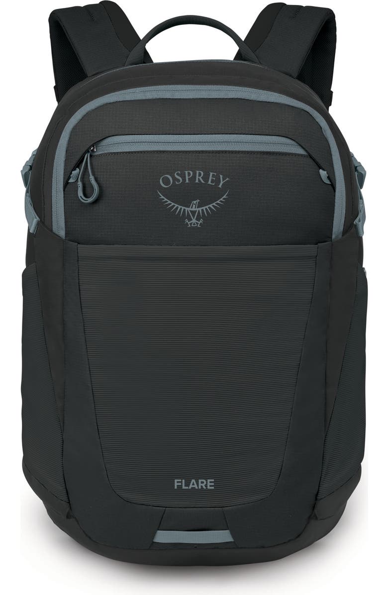 Osprey Flare 27-Liter Backpack, Main, color, Black/ Shale Grey