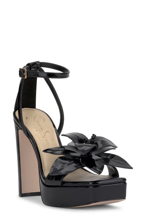 Jessica Simpson Camise Ankle Strap Platform Sandal In Black