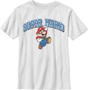 NINTENDO Boy's Nintendo Superstar Classic Jump  Graphic T-Shirt
