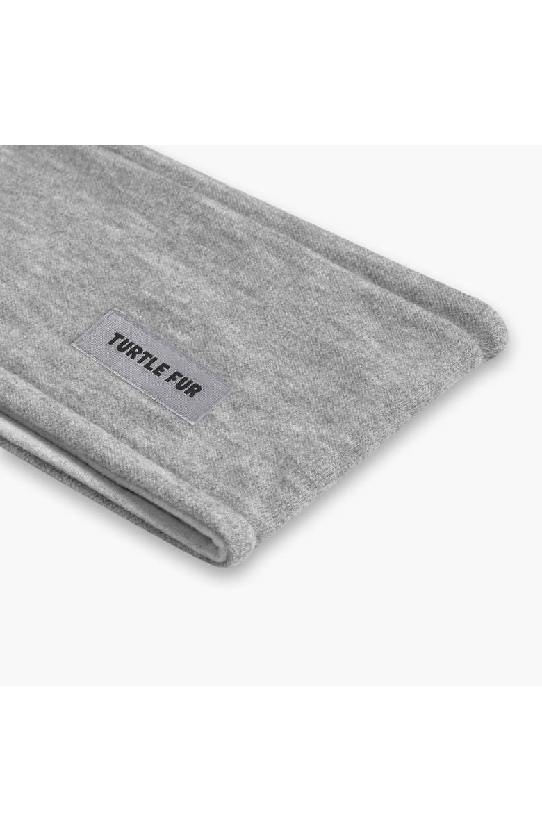 Turtle Fur Luxe Wide Headband, Alternate, color, Silver