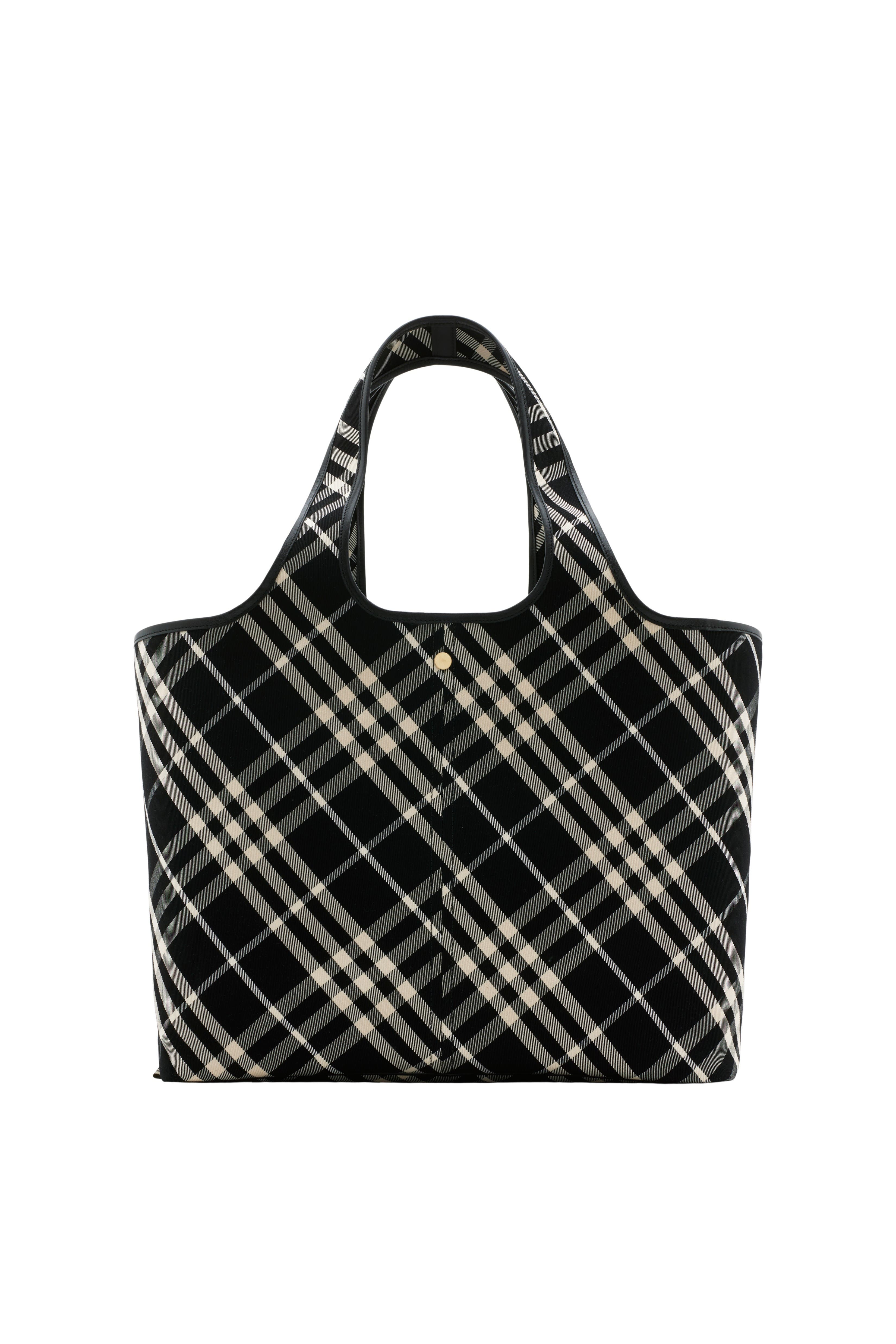 Burberry Medium Check Tote, Alternate, color, 