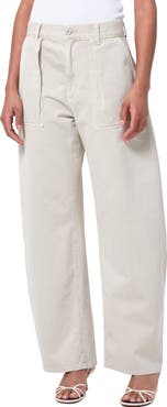 AGOLDE Sefton Pleated High Waist Barrel Twill Pants