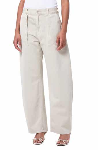 AGOLDE Sefton Pleated High Waist Barrel Twill Pants