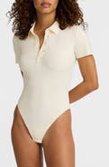 Commando Polo Scuba Knit Bodysuit