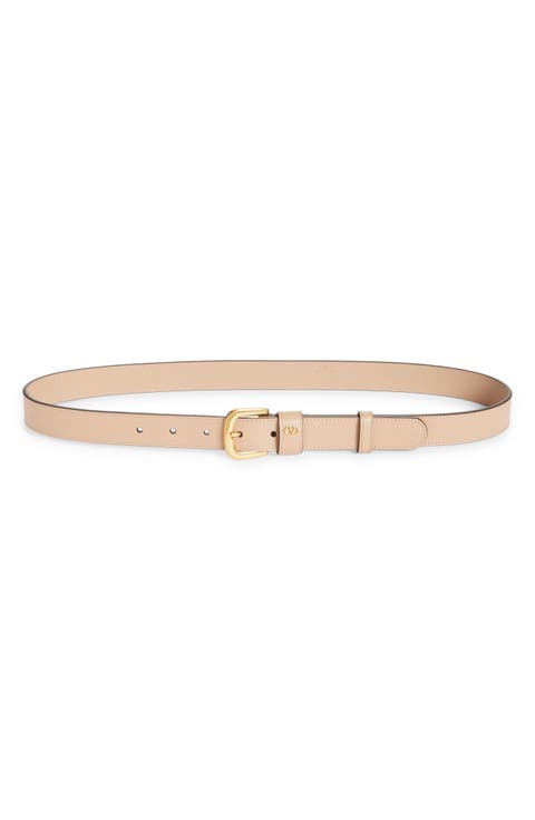 VLOGO Signature Leather Belt