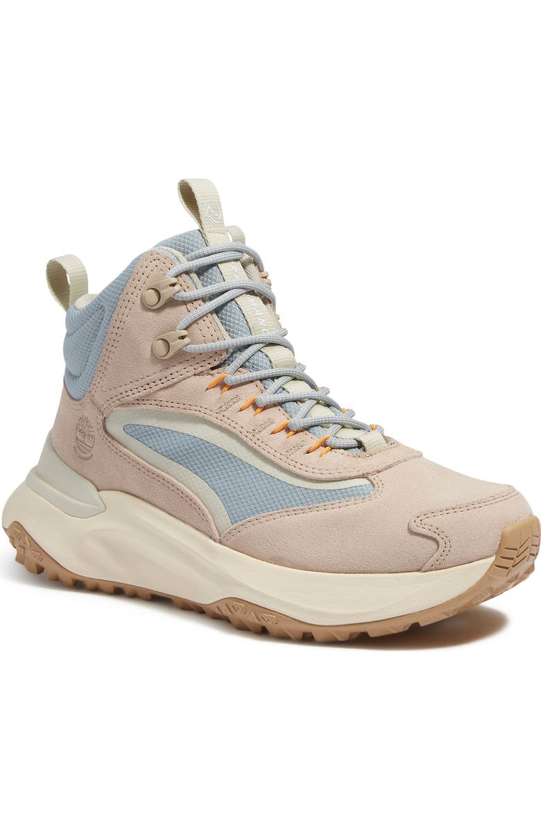 Timberland Motion Access Waterproof Sneaker, Main, color, Light Beige Suede
