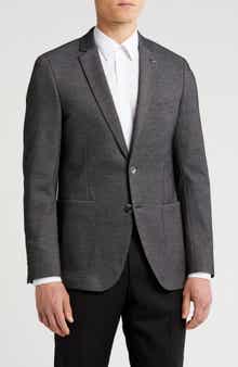 DIGEL Notch Lapel Cotton Blend Sport Coat