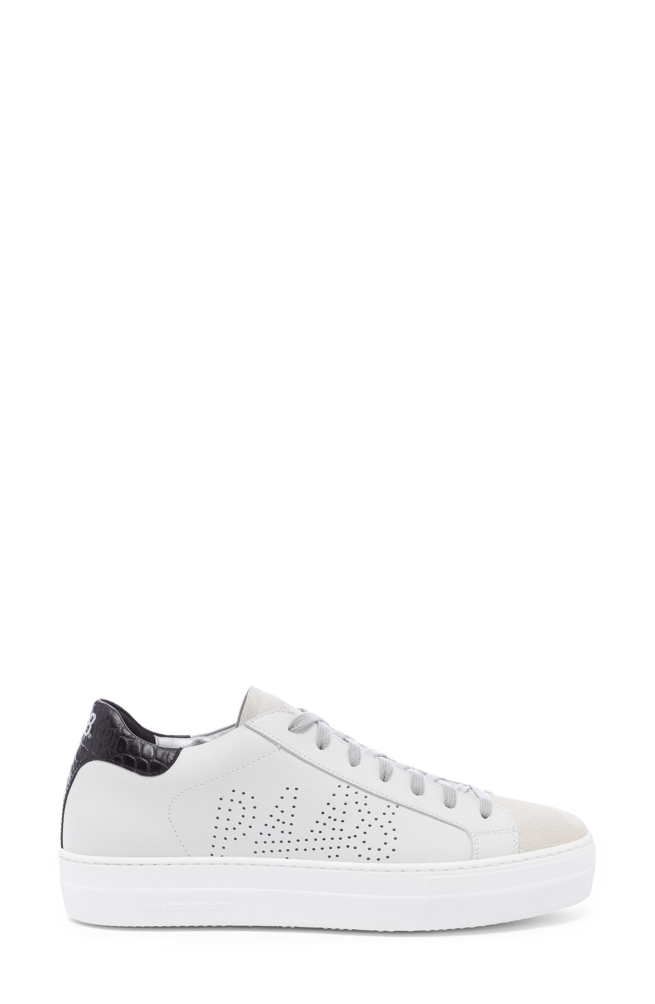 Thea Sneaker, Alternate, color, WHITE-BLACK