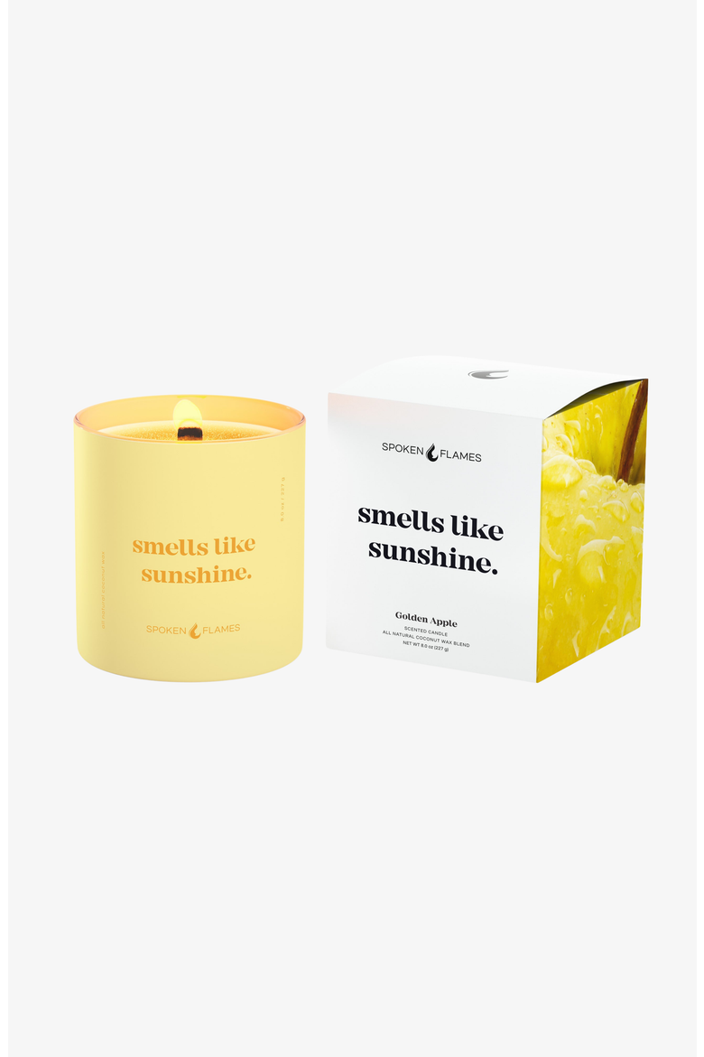 Smells Like Sunshine Candle, Alternate, color, Pale Yellow