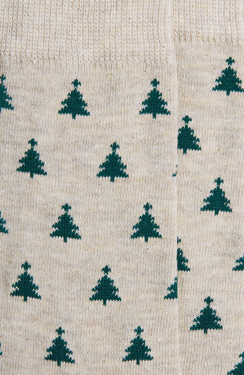 Topman Christmas Tree Pattern Socks, Alternate, color,