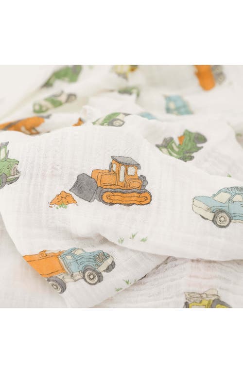 Little Unicorn Cotton Muslin Swaddle Blanket In Multi