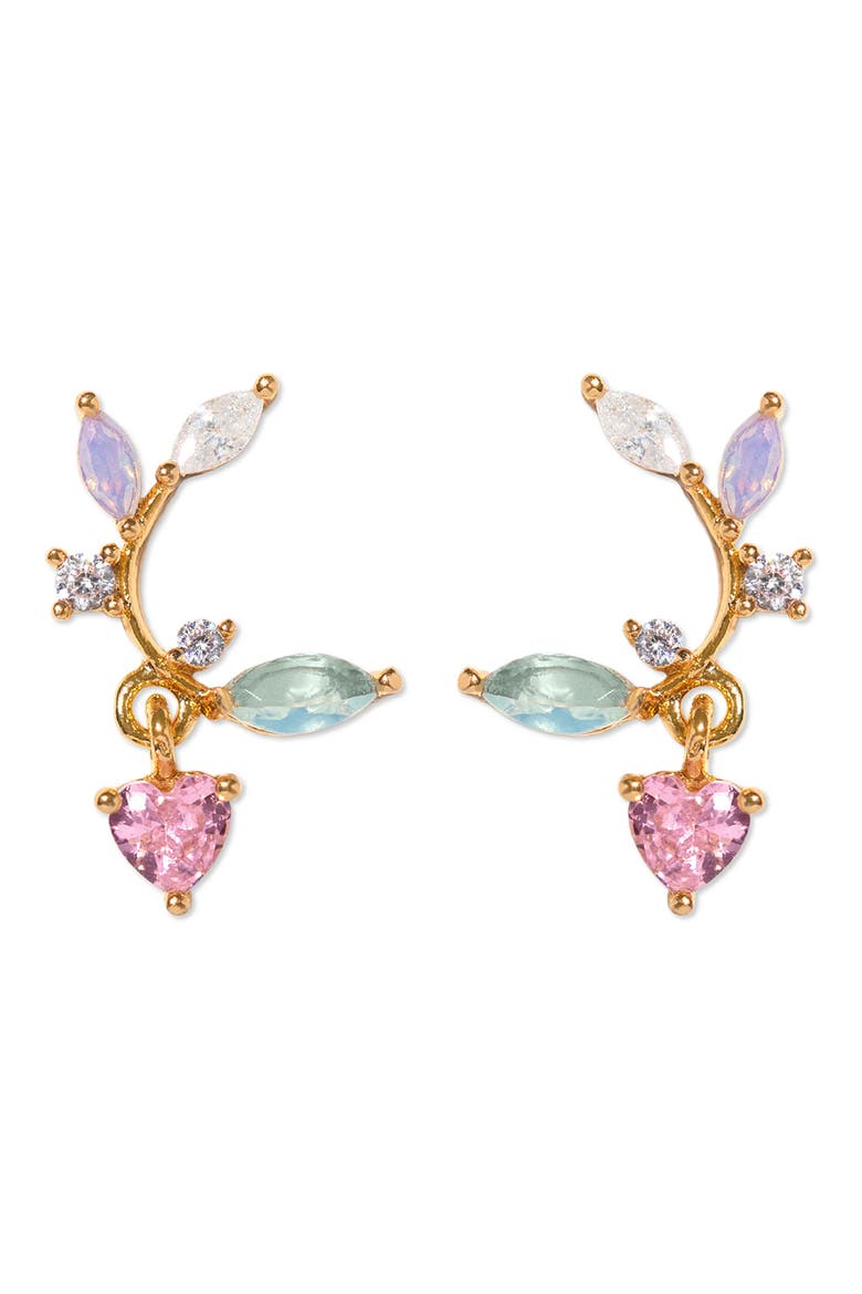 Love Blooms Earrings, Main, color, GOLD