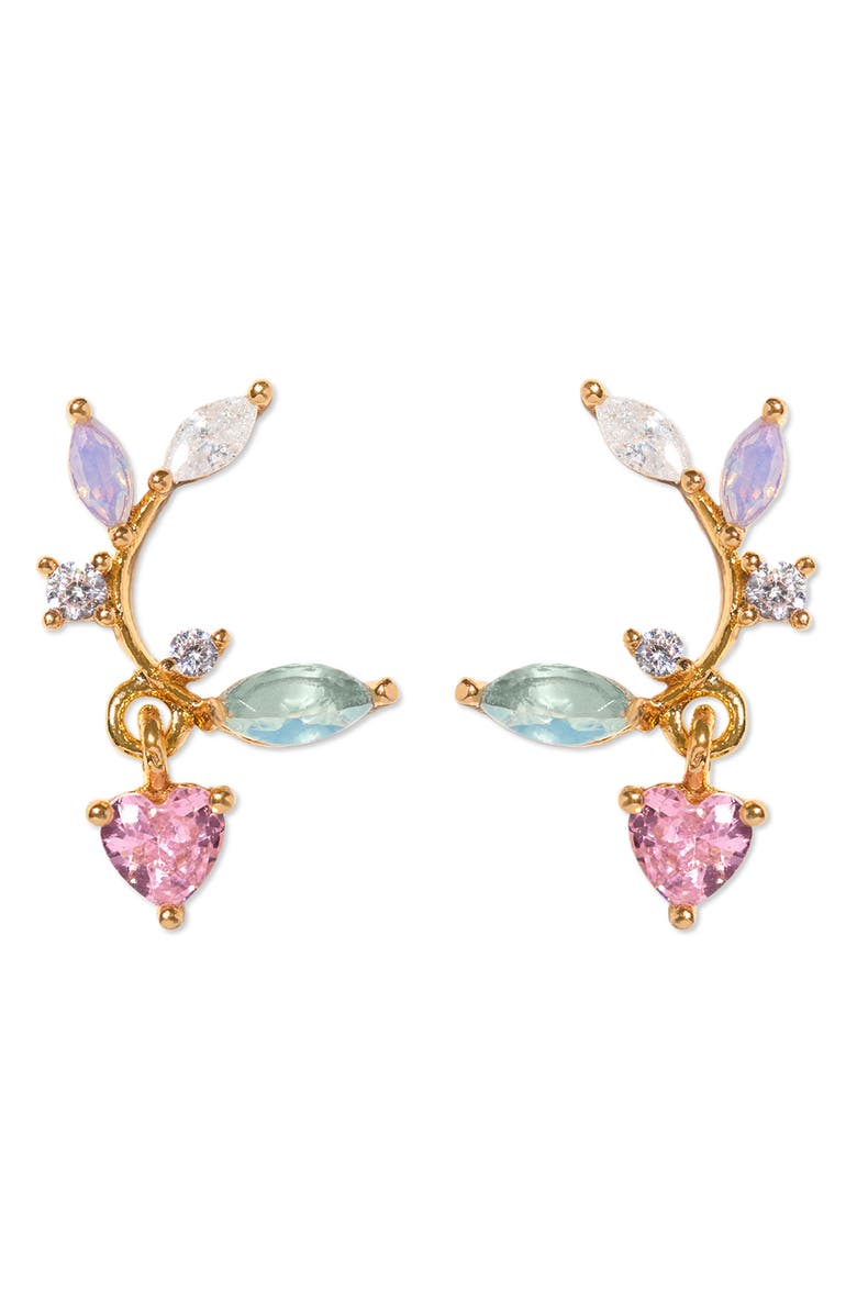 Girls Crew Love Blooms Earrings, Main, color, 