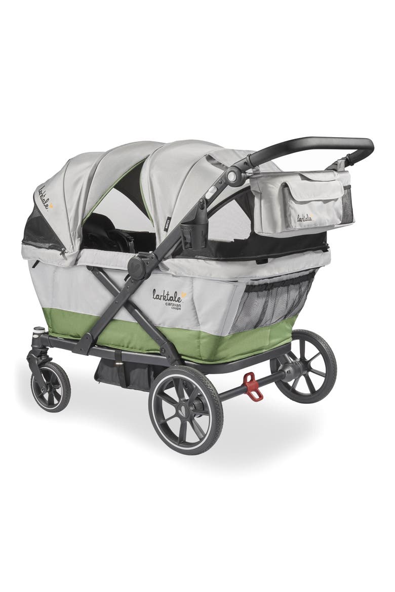 caravan™ coupe QUAD Compact 4-Seat Stroller/Wagon, Alternate, color, GREY