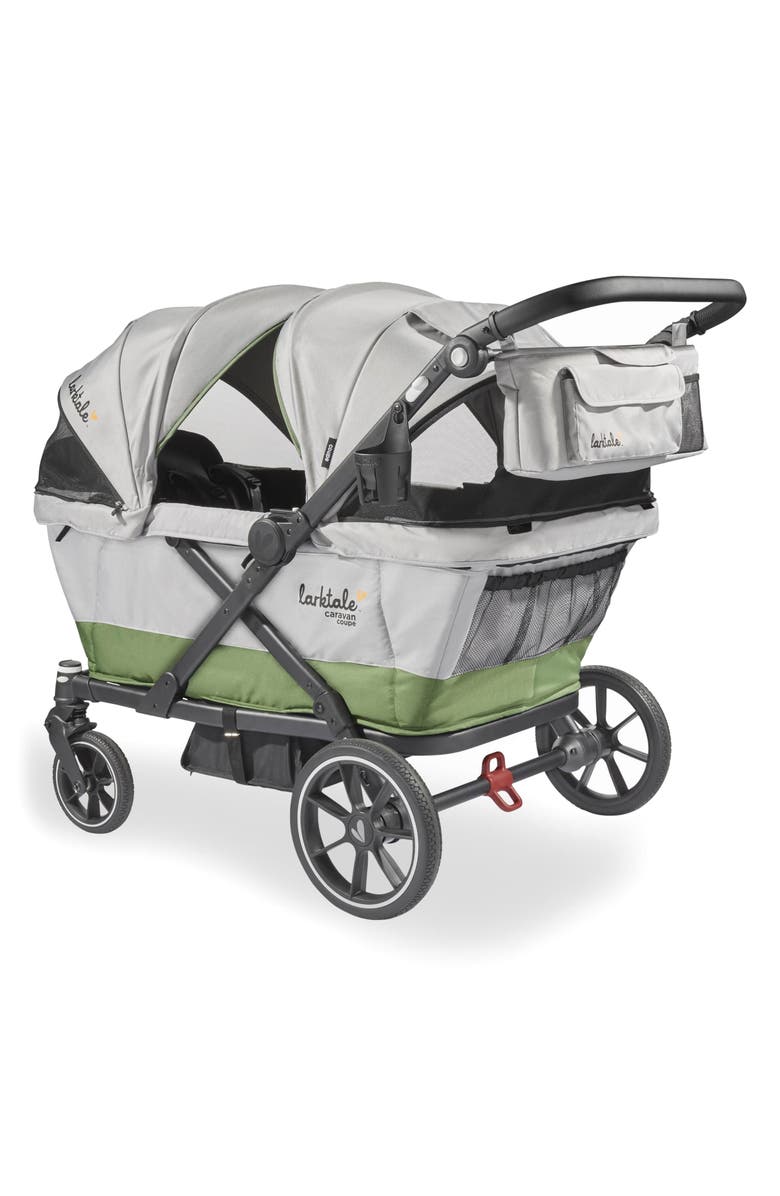 Larktale caravan<sup>™</sup> coupe QUAD Compact 4-Seat Stroller/Wagon, Alternate, color, Grey