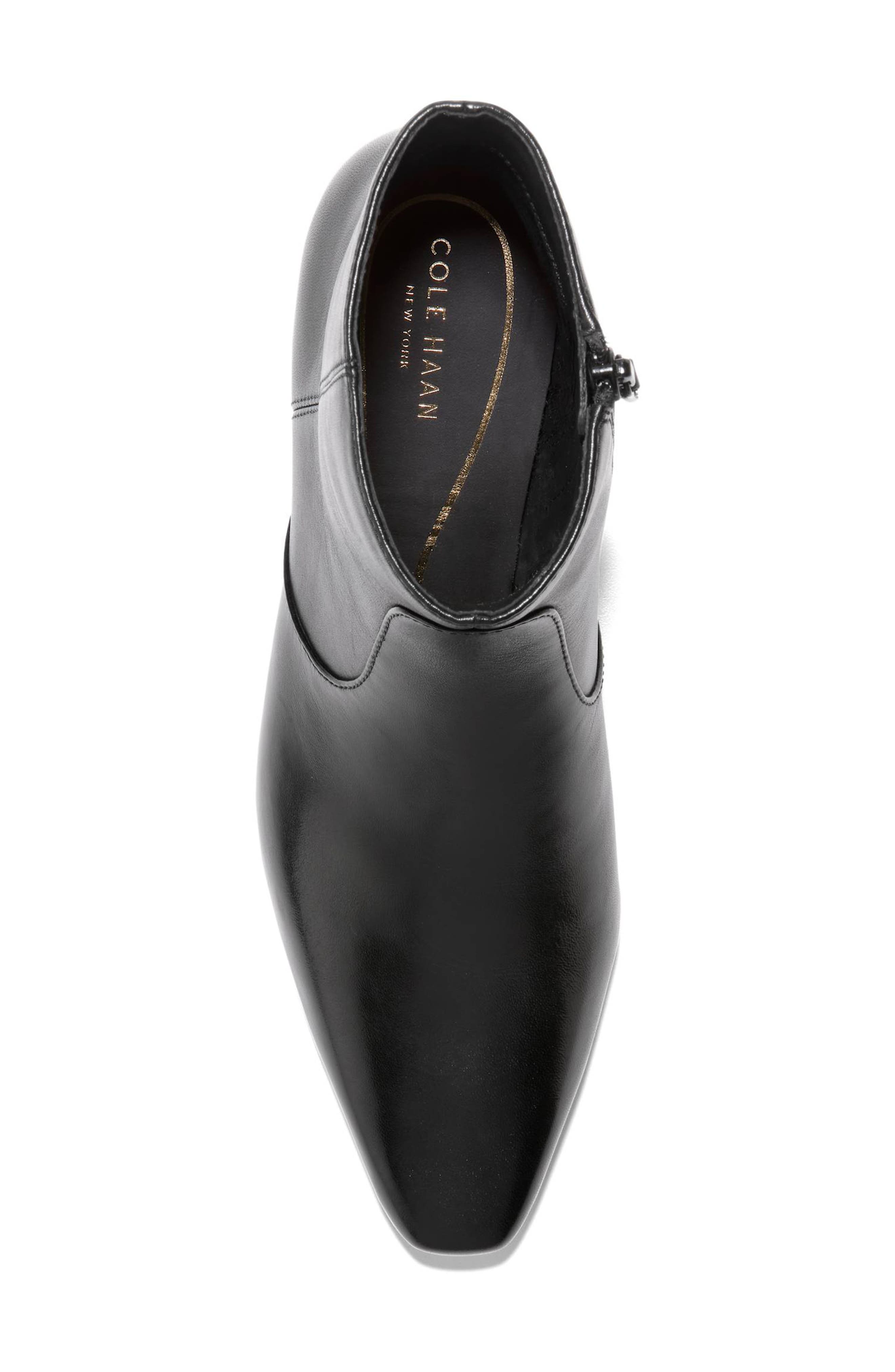 Tyldie Kitten Heel Bootie, Alternate, color, BLACK LEATHER