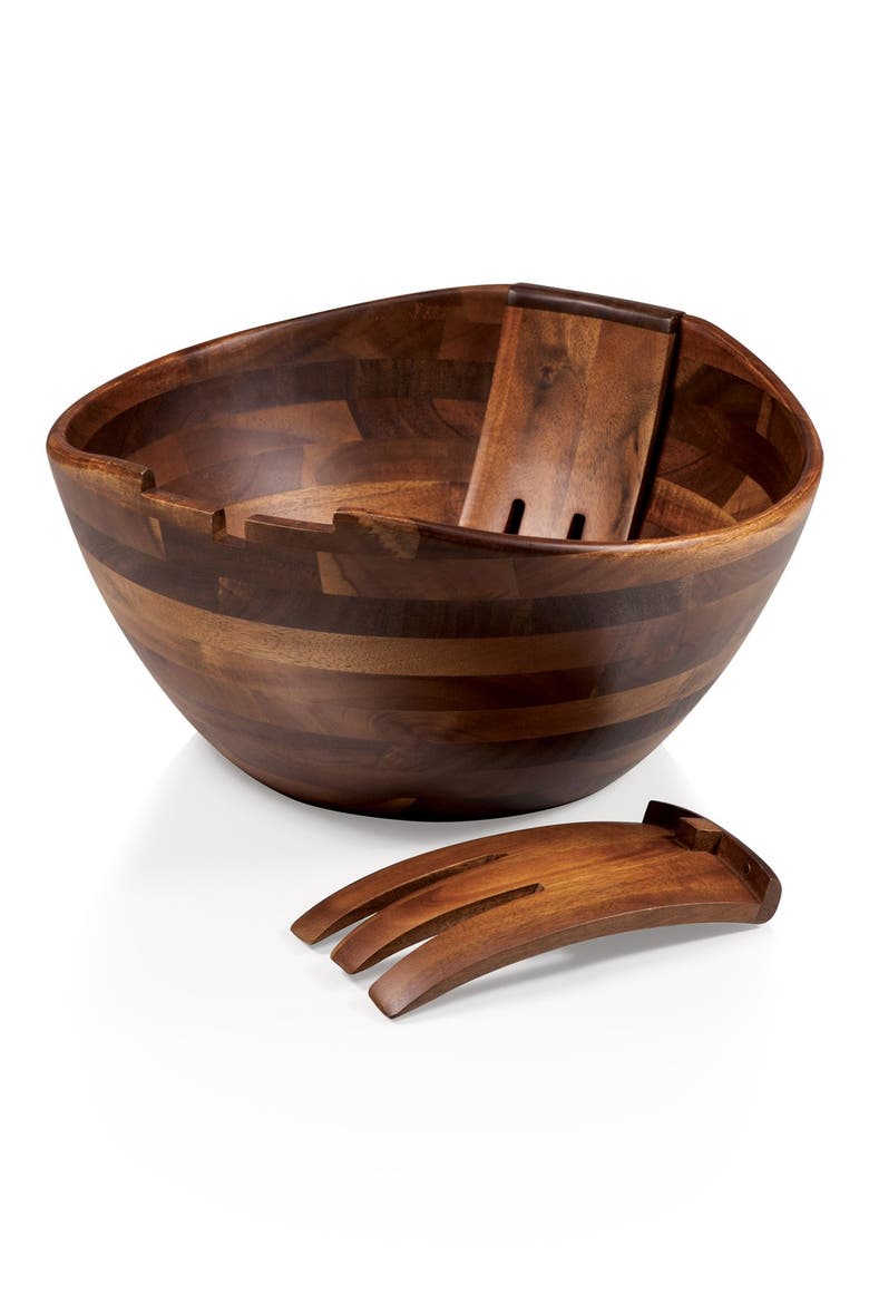 'Legacy Heritage Collection by Fabio Viviani' Mescolare Salad Bowl, Main, color, BROWN