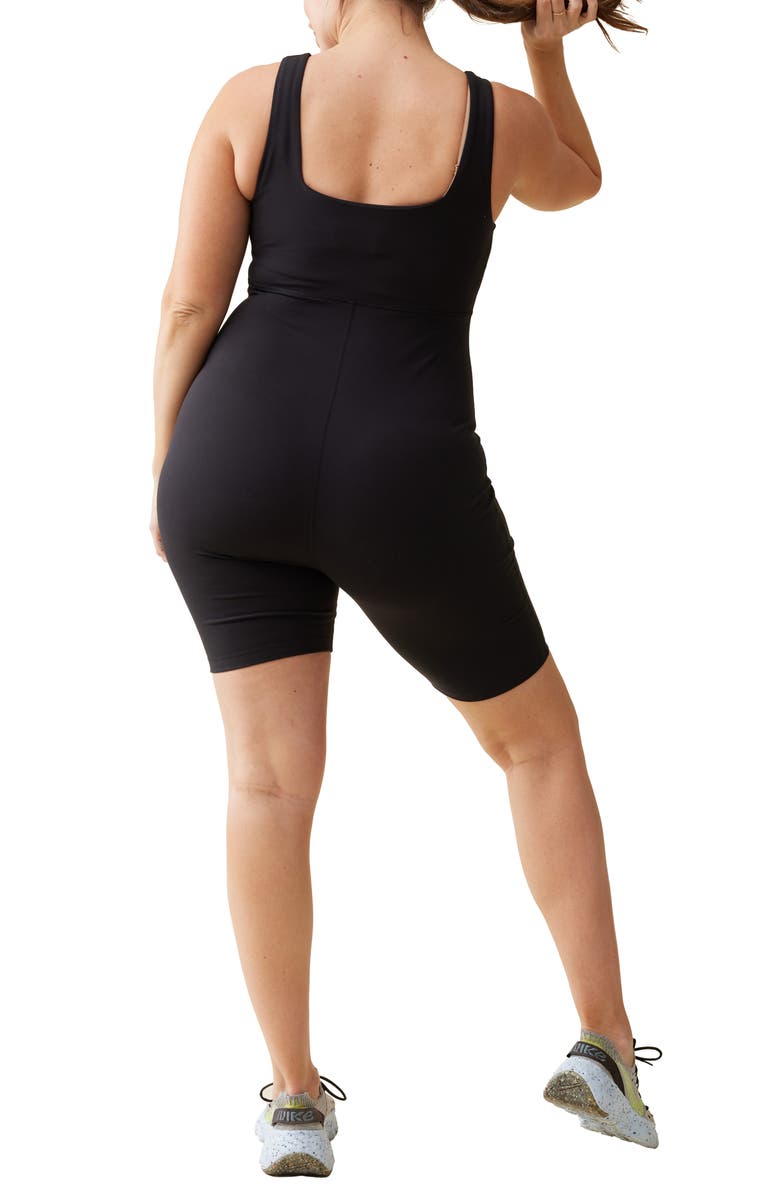 Ingrid & Isabel<sup>®</sup> Maternity Romper, Alternate, color, Black