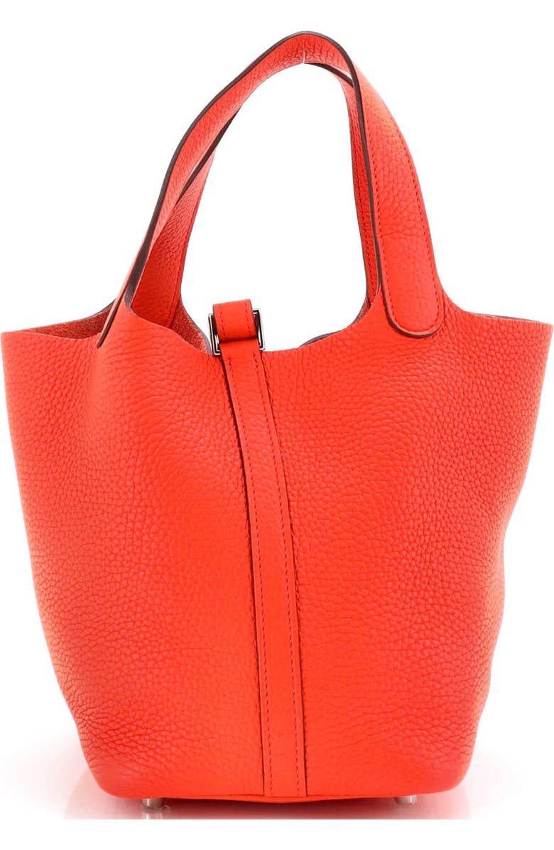 Pre-Owned Hermes Picotin Lock Bag Clemence PM, Alternate, color, Orange Poppy