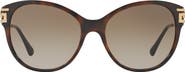 Versace 57mm Gradient Cat Eye Sunglasses