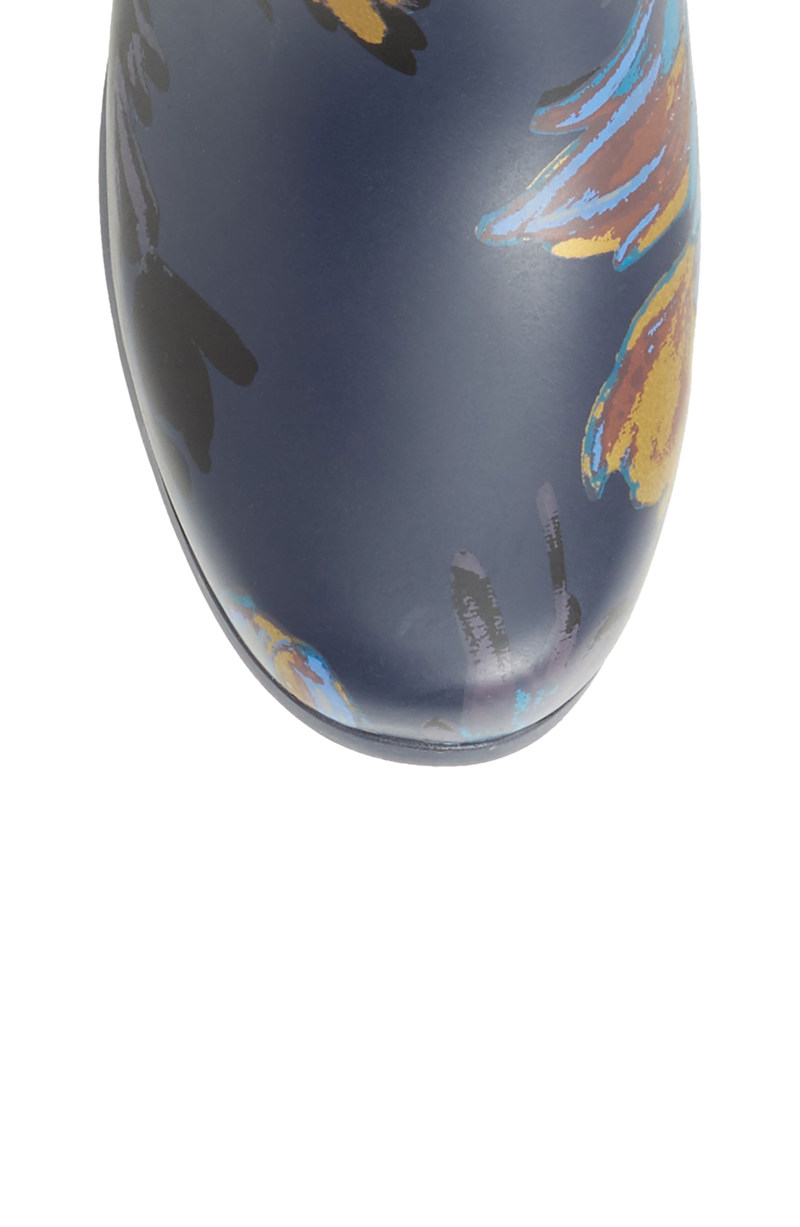 Chooka Nina Floral Mid Calf Rain Boot, Alternate, color, 