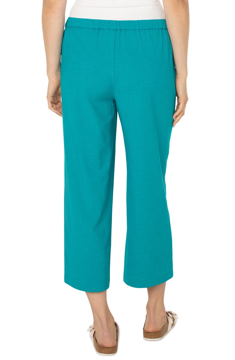 Liverpool Los Angeles Pull-On Crop Wide Leg Pants, Alternate, color, 
